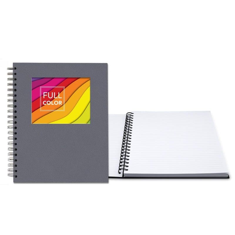 Custom 8.5" x 11" Senzabrite Window Spiral Journal - 3