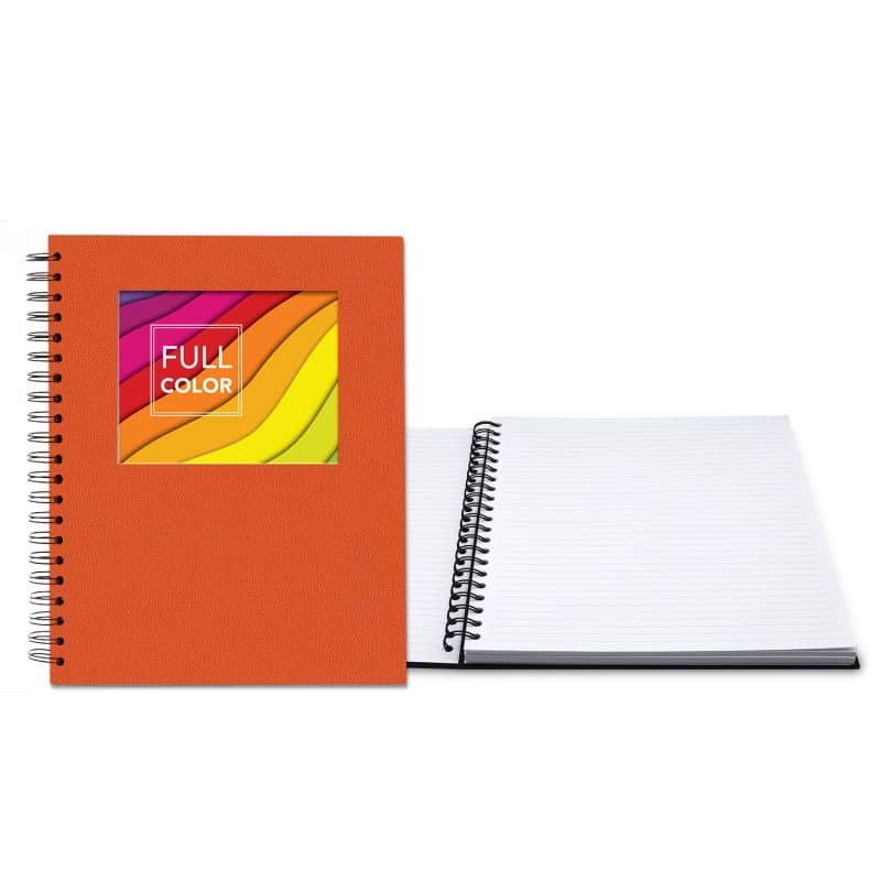 Custom 8.5" x 11" Senzabrite Window Spiral Journal - 5