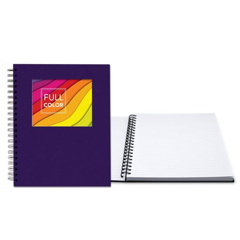 Custom 8.5" x 11" Senzabrite Window Spiral Journal - 7