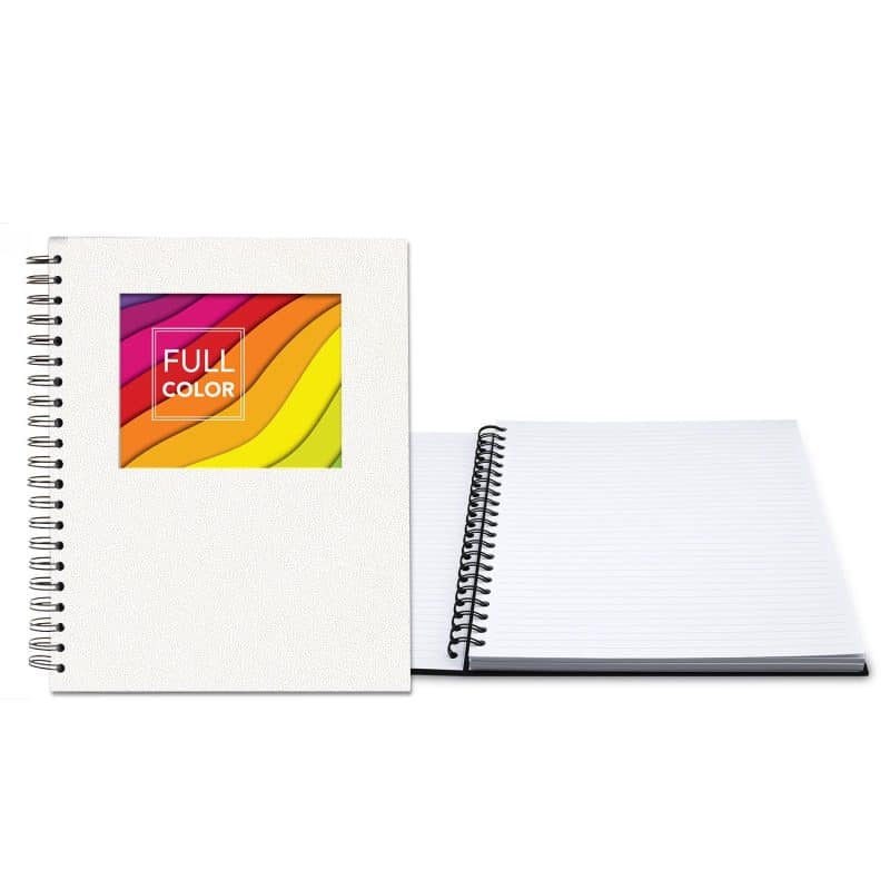Custom 8.5" x 11" Senzabrite Window Spiral Journal - 8