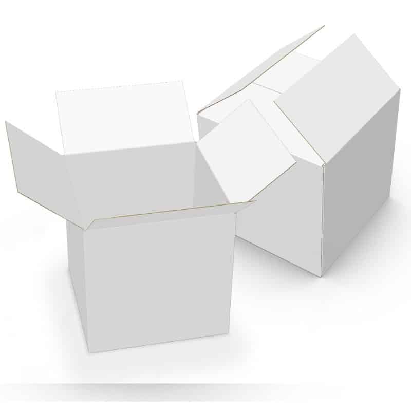 Custom B-Flute Shipmaster Box Large Size 13" x 13" x13" - 2