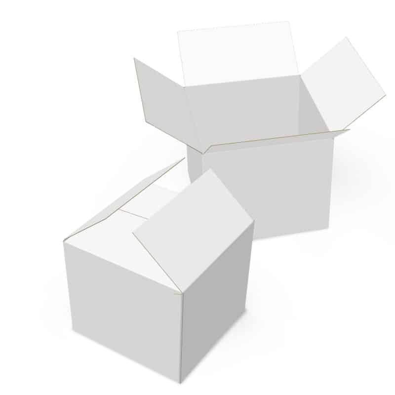 Custom B-Flute Shipmaster Box Large Size 14" x 14" x12" - 2