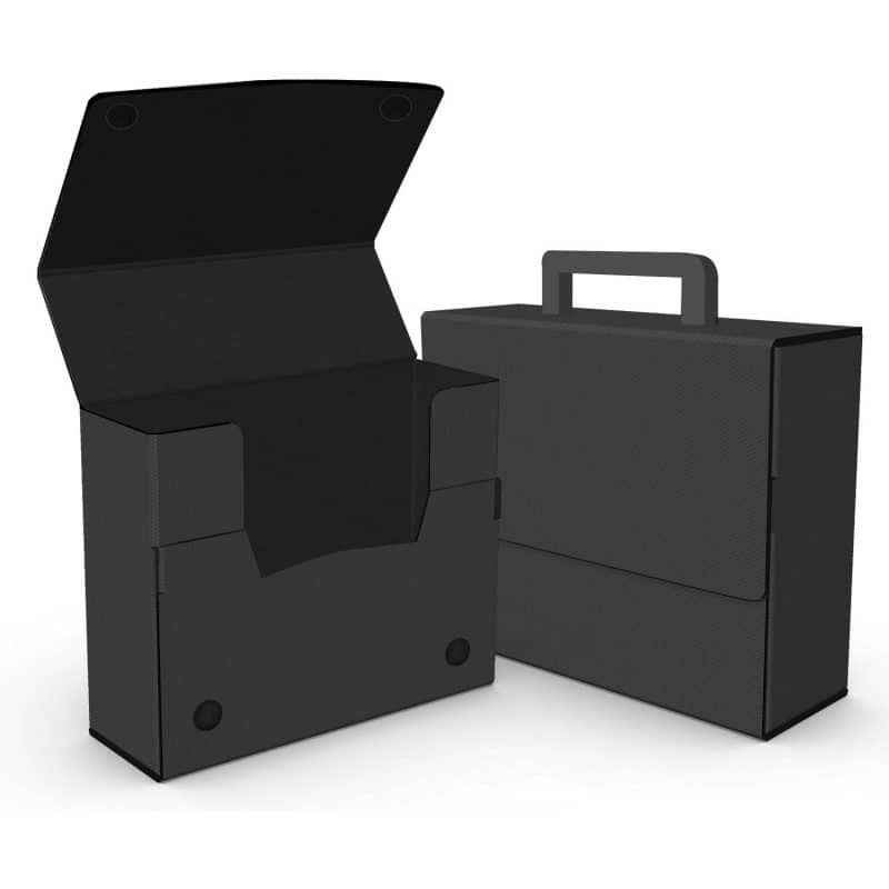 Custom Large Portfolio Briefcase Style w/ Elastic (13"x12"x4") - 3