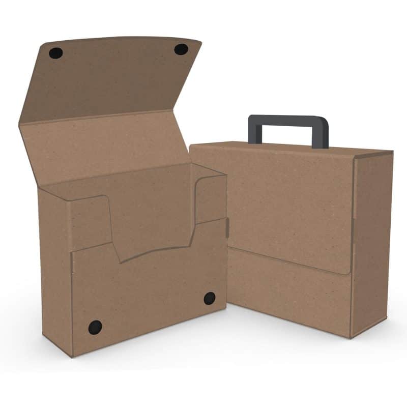 Custom Large Portfolio Briefcase Style w/ Elastic (13"x12"x4") - 8