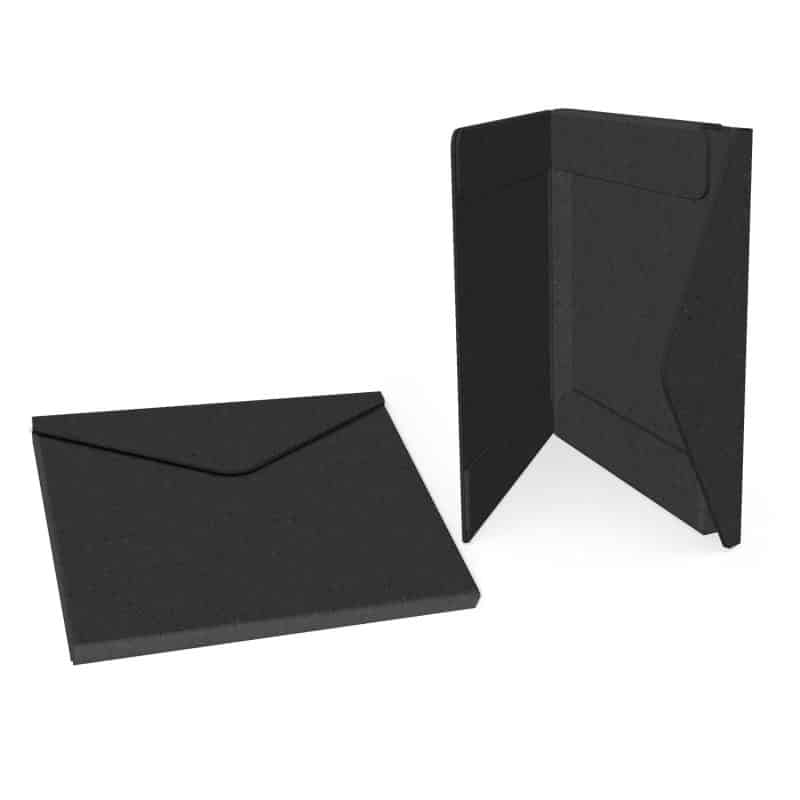 Custom Portfolio 2 Pocket Folder w/ Snap or Velcro (10"x12"x1.125") - 3
