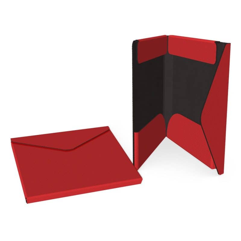 Custom Portfolio 2 Pocket Folder w/ Snap or Velcro (10"x12"x1.125") - 6