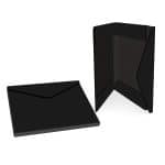 Custom Portfolio 2 Pocket Folder w/ Snap or Velcro (12.5"x10"x0.75") - 2