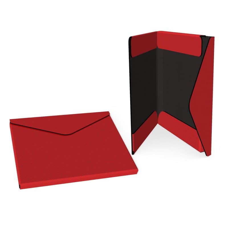 Custom Portfolio 2 Pocket Folder w/ Snap or Velcro (12.5"x10"x0.75") - 8