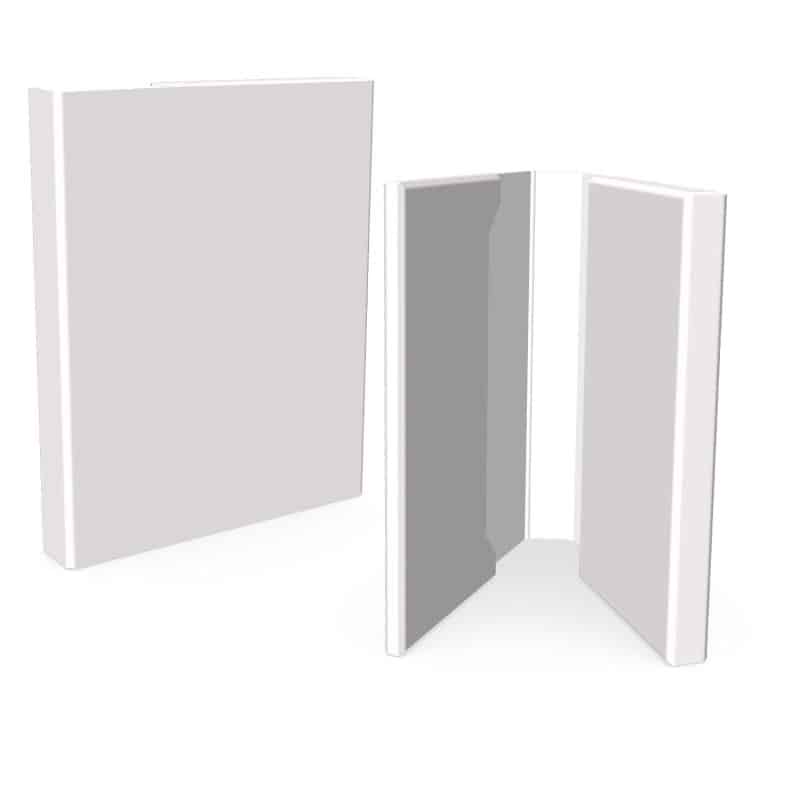 Custom Portfolio 2 Pocket Folder(9.313"X11.625"X1.5") - 9