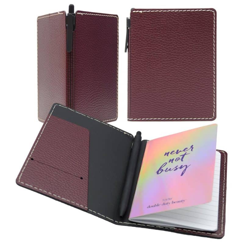 Custom SOHO LEATHER COMMUTER COVER with Classic Commuter Book Set - 5