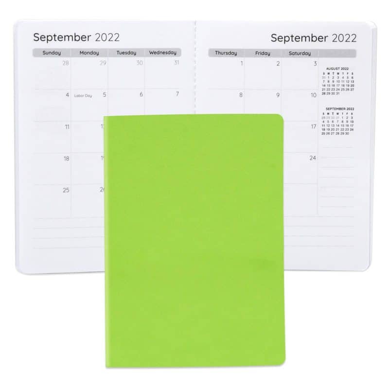 Custom Senzabrite Faux Leather Commuter Monthly Planner - 2