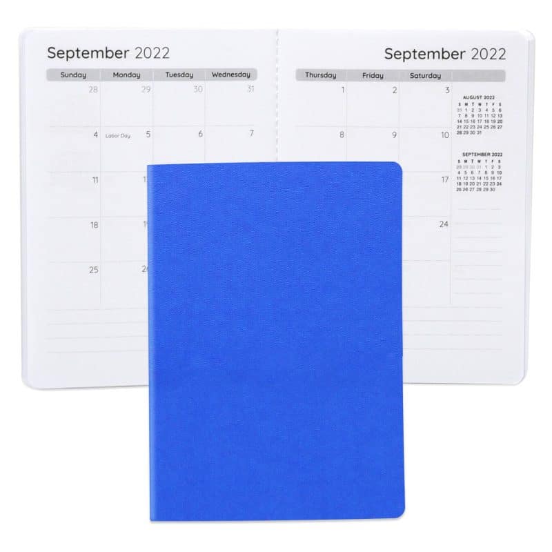Custom Senzabrite Faux Leather Commuter Monthly Planner - 3