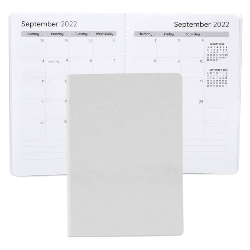 Custom Senzabrite Faux Leather Commuter Monthly Planner - 4