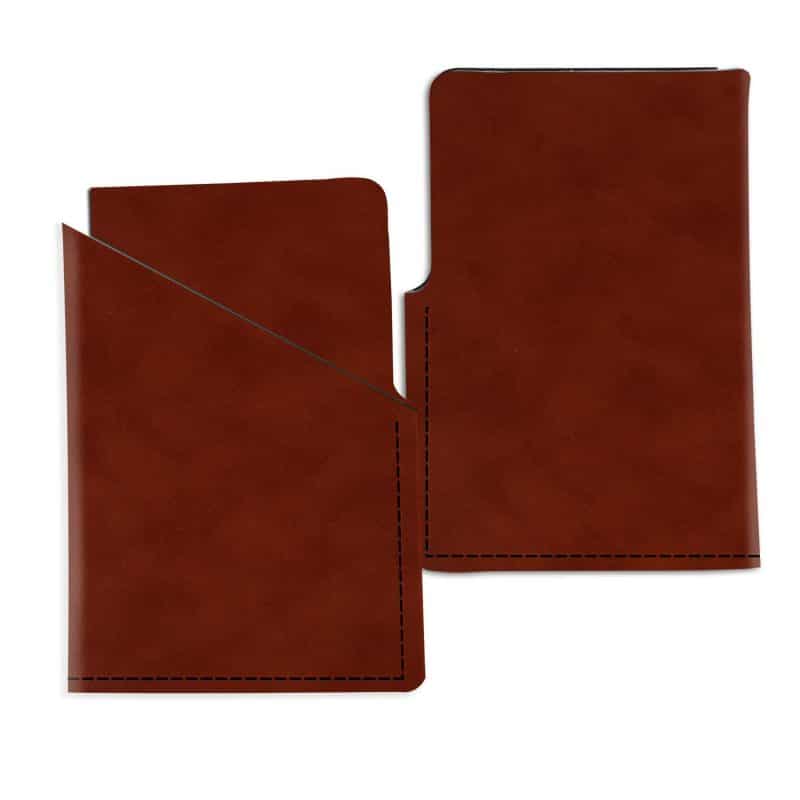 Custom Vertical Leather Business Cards Wallet - 4