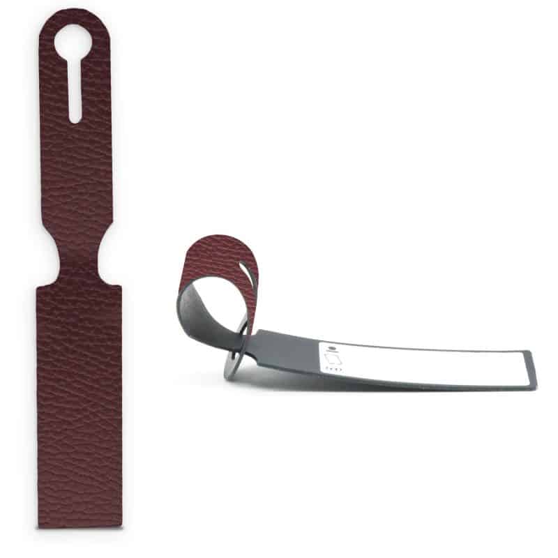Custom Classic Leather Luggage Tag - 3