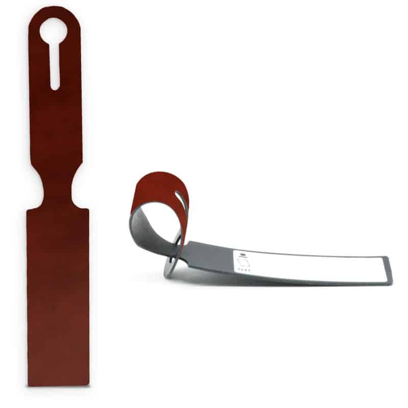 Custom Classic Leather Luggage Tag - 5