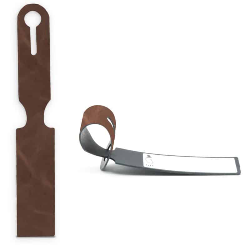 Custom Classic Leather Luggage Tag - 8