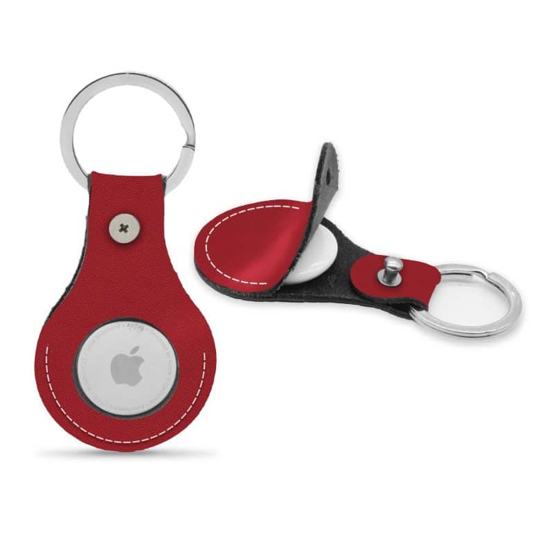 Custom Classic Premium Leather Airtag Holder - 6