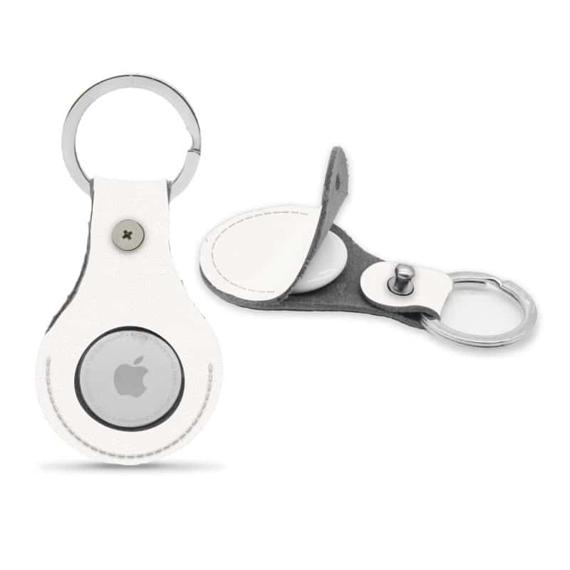 Custom Classic Premium Leather Airtag Holder - 8