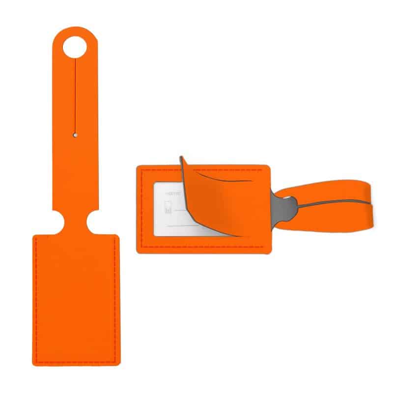 Custom Modern Leather Luggage Tag - 9