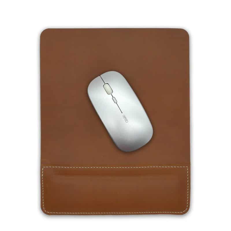 Custom Modern genuine leather mouse pad with wrist pad - 1