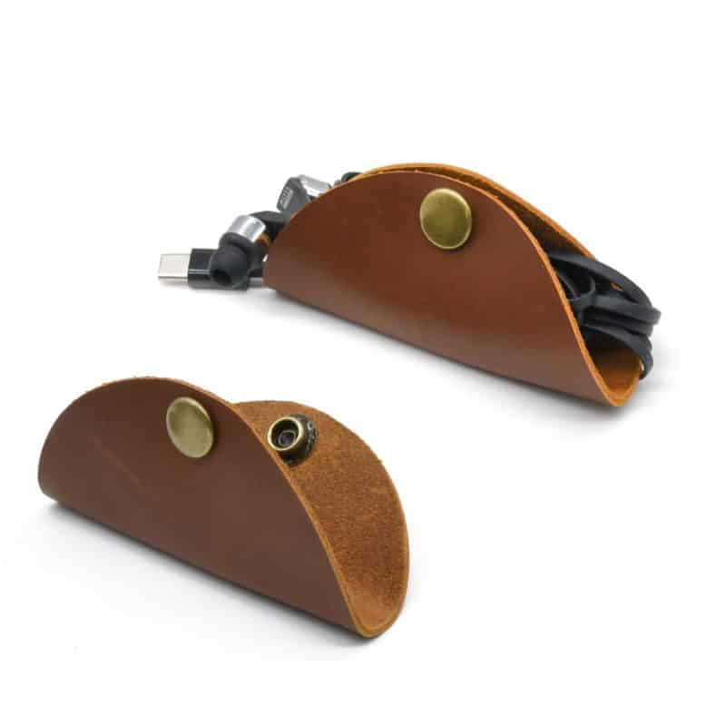 Custom Outpost Leather Earphones case - 1