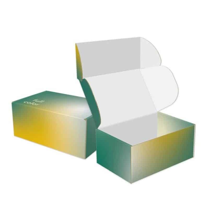 Custom E-flute Full Color Custom Mailer Boxes - 9" x 6" x 4"