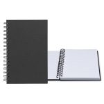 Custom 5.25" x 8.25" Premium Leather Spiral Journal - 4