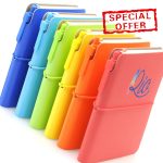 Custom RIO Soft Touch Book Bound Journal with Pen