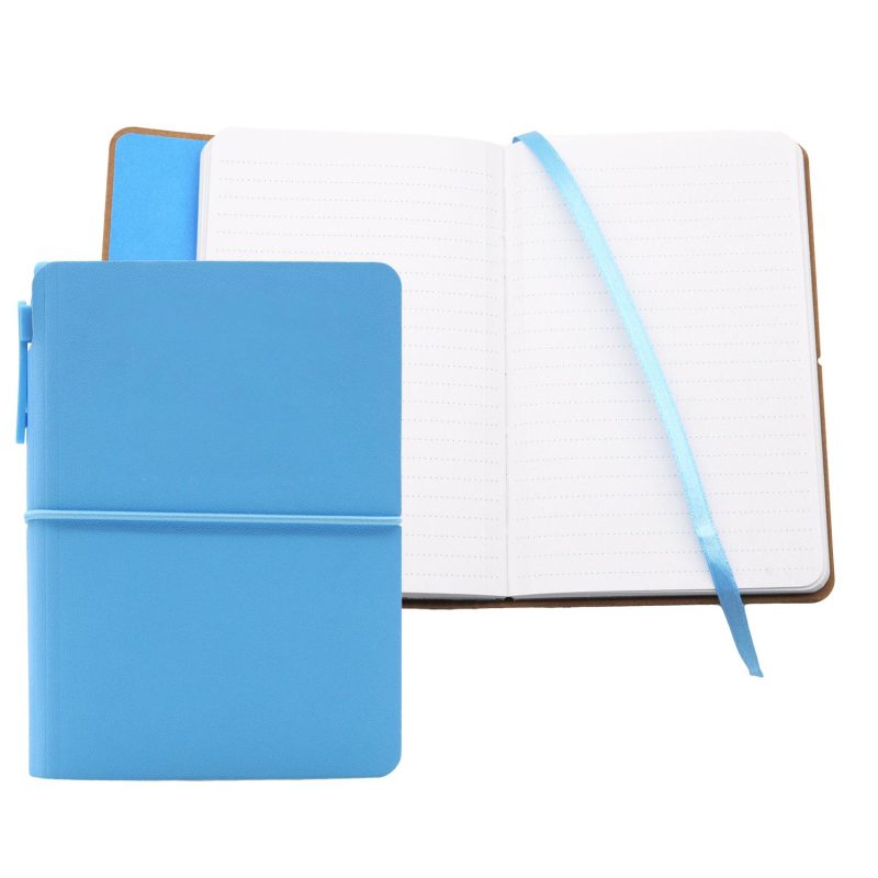 Custom RIO Soft Touch Book Bound Journal with Pen - 8