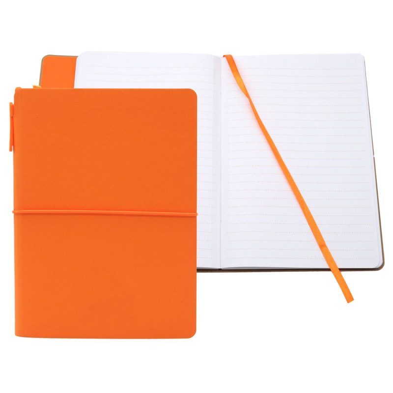 Custom RIO Soft Touch Book Bound Journal with Pen - 4