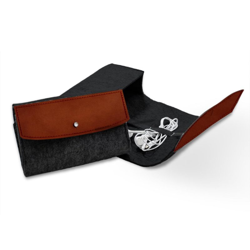 Custom Sustainable Accessories Organizer - Black - 3