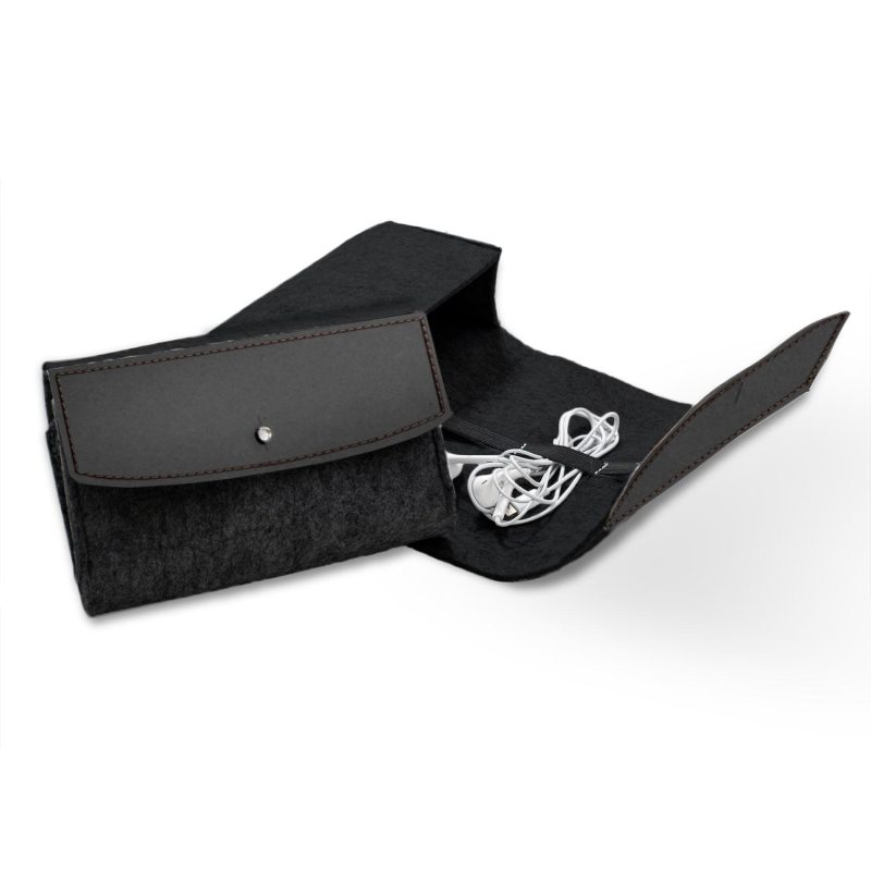 Custom Sustainable Accessories Organizer - Black - 4