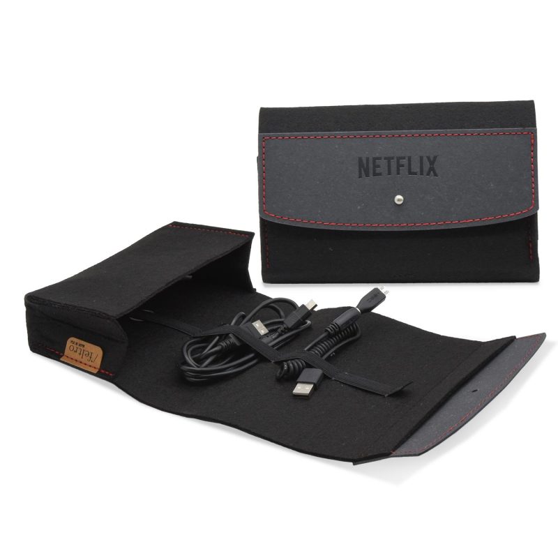 Custom Sustainable Accessories Organizer - Black