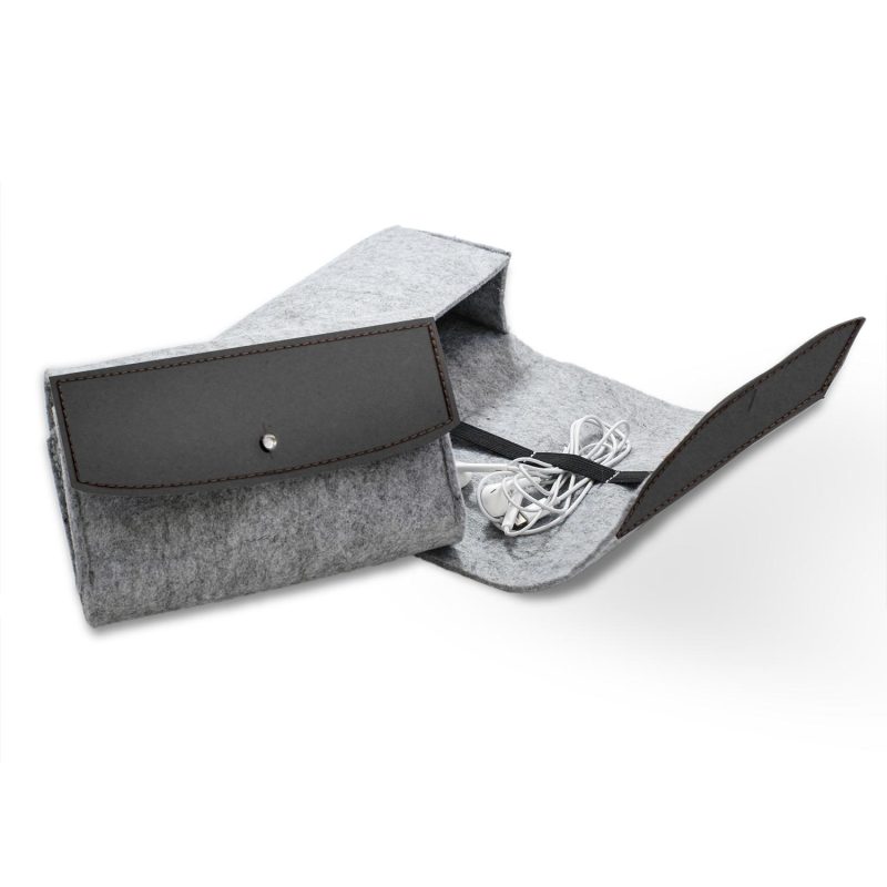 Custom Sustainable Accessories Organizer - Gray - 3