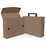 Custom Medium Portfolio Briefcase Style w/ Velcro (12.25"x9.5"x3") - 3