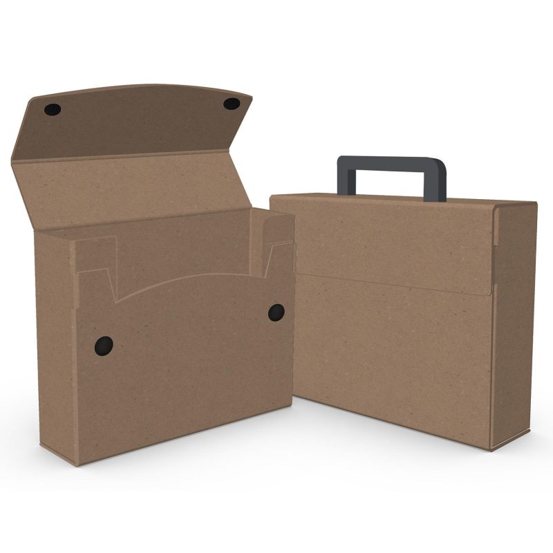Custom Medium Portfolio Briefcase Style w/ Velcro (12.25"x9.5"x3") - 3