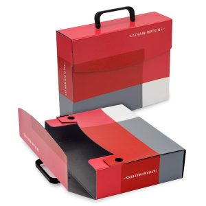 Custom Medium Portfolio Briefcase Style w/ Velcro (12.25"x9.5"x3")