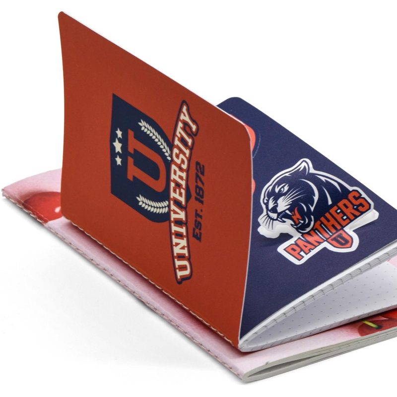 Custom 3.5" x 5" Full Color Commuter Sticker Journal - 1