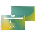 Custom Full Color Modern Leather Card Wallet