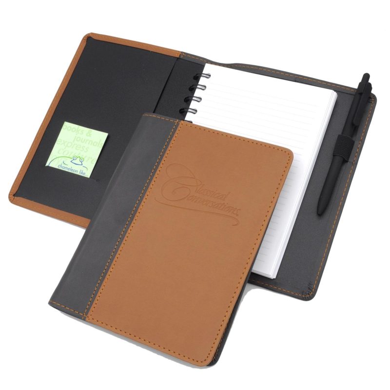 Custom 5" x 7" Refillable Market St. Spiral Journal Notebook - 2